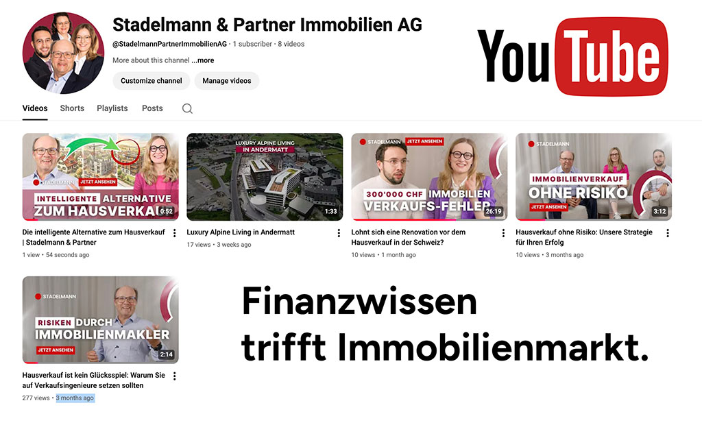 Stadelmann Insider-Kanal auf YouTube